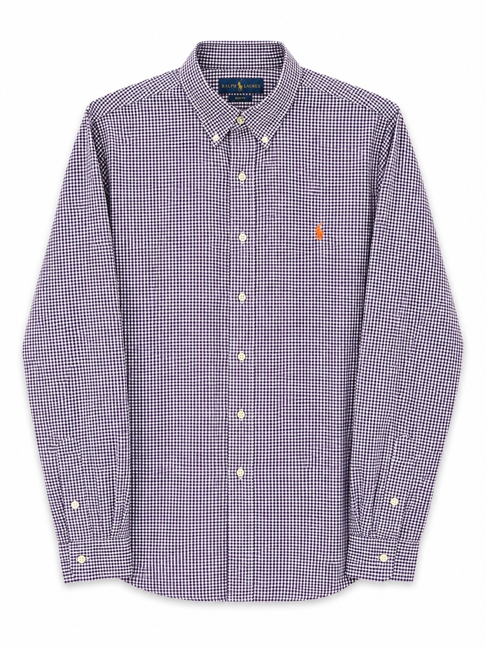 Polo Ralph Lauren Slim Fit Purple Gingham Button Down Shirt XXL
